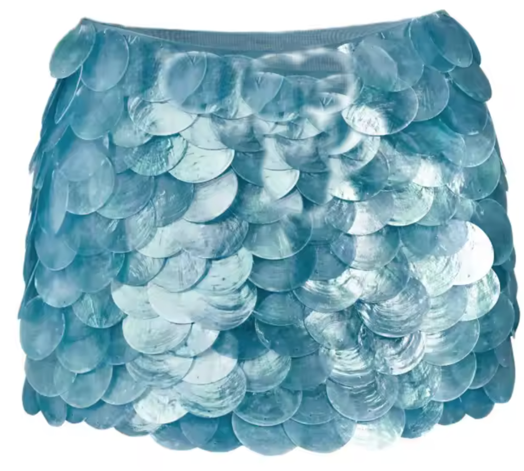 Sequin Shell Skirt